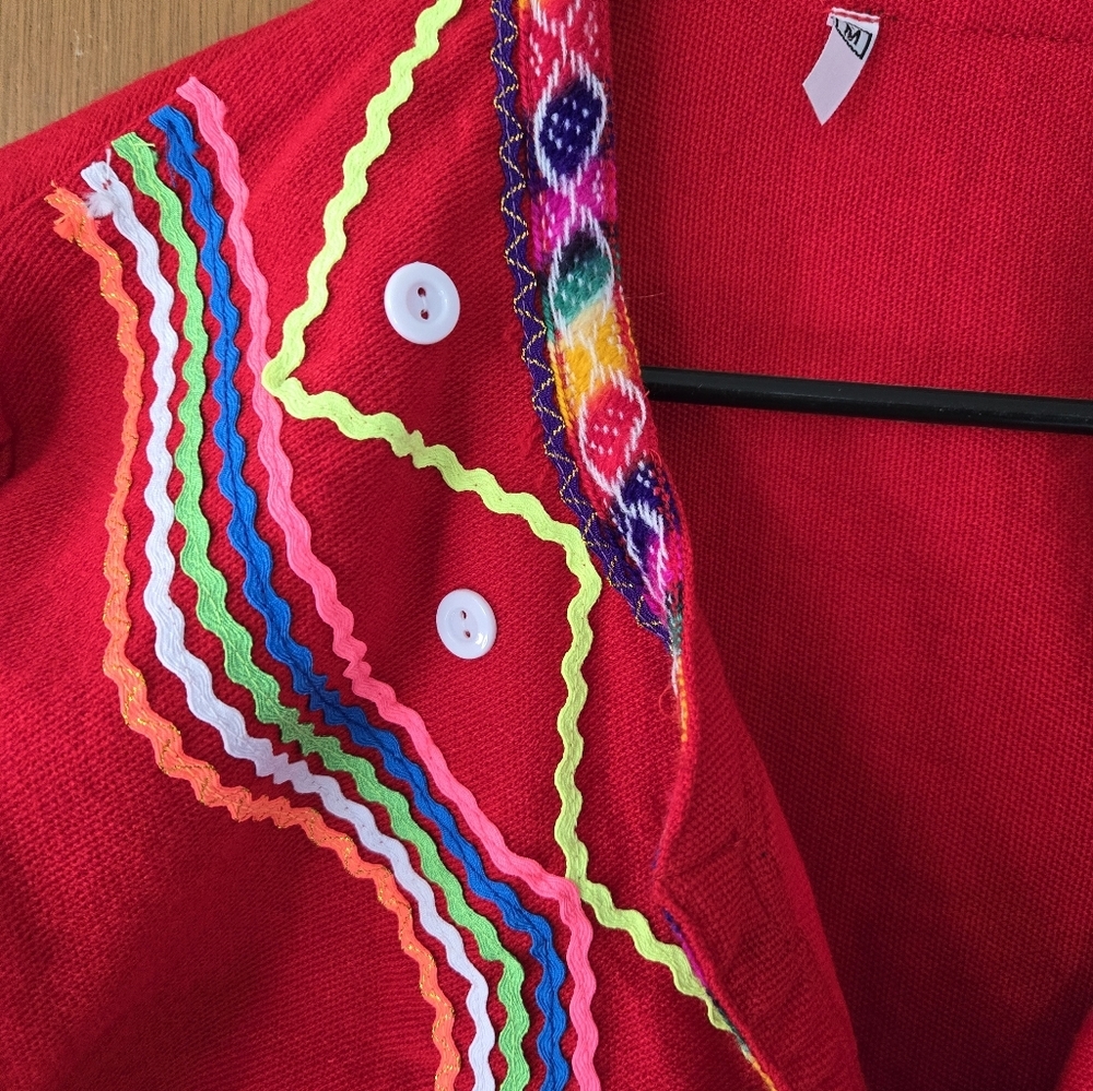 Colorful Kids Jacket with Embroidered Details - Picture 4 of 5